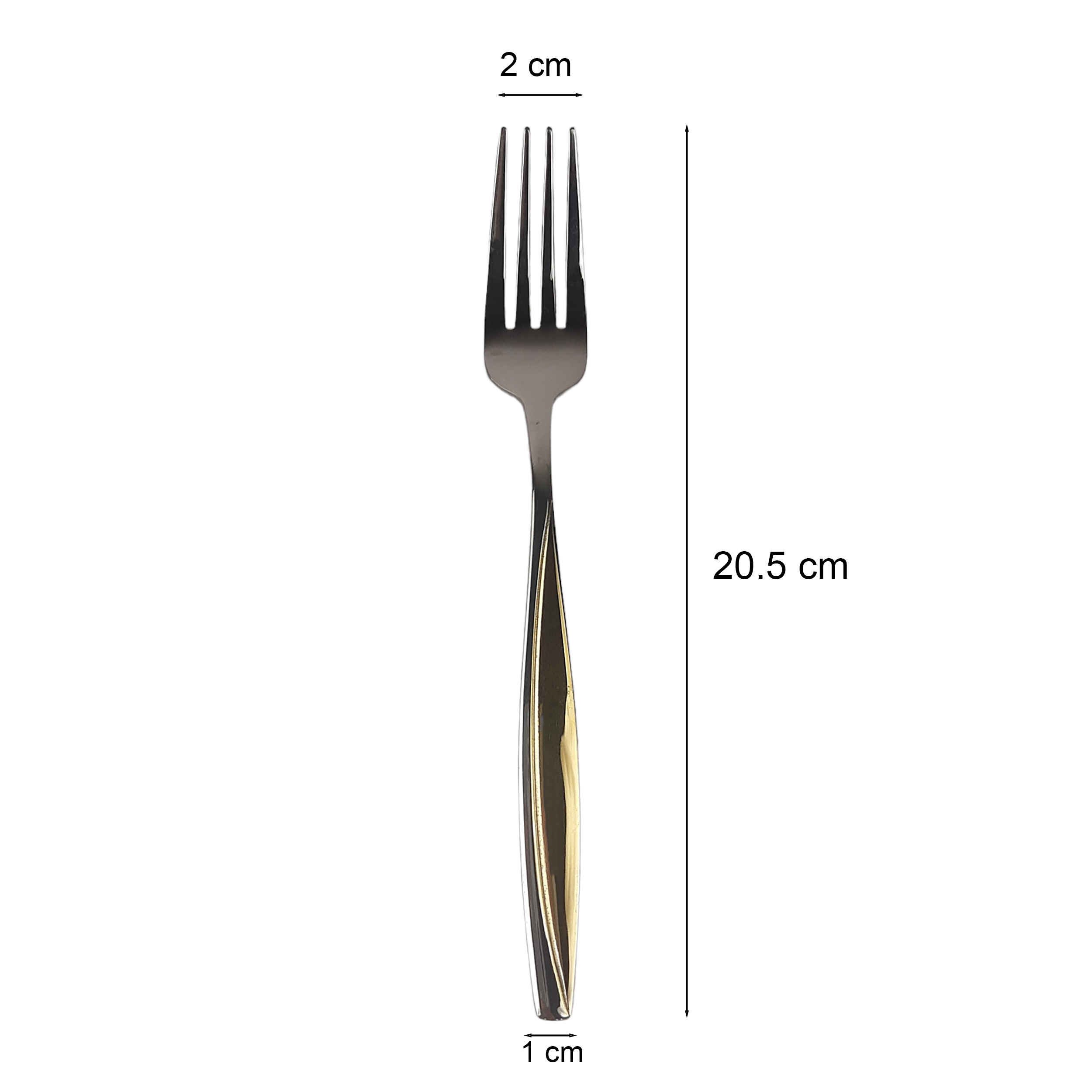 Price and Buy Spoon and Fork Flatware Set Golden Design 12 Pcs Model Mines - Image 3