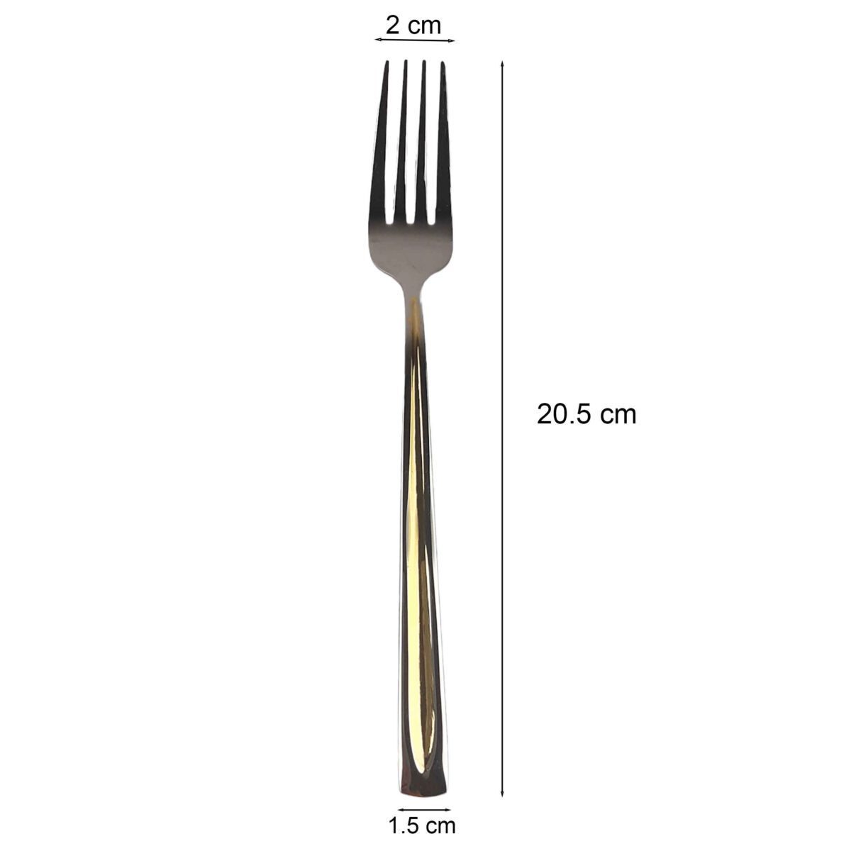 Price and Buy Spoon and Fork Flatware Set Golden Design 12 Pcs Model Paris - Image 3