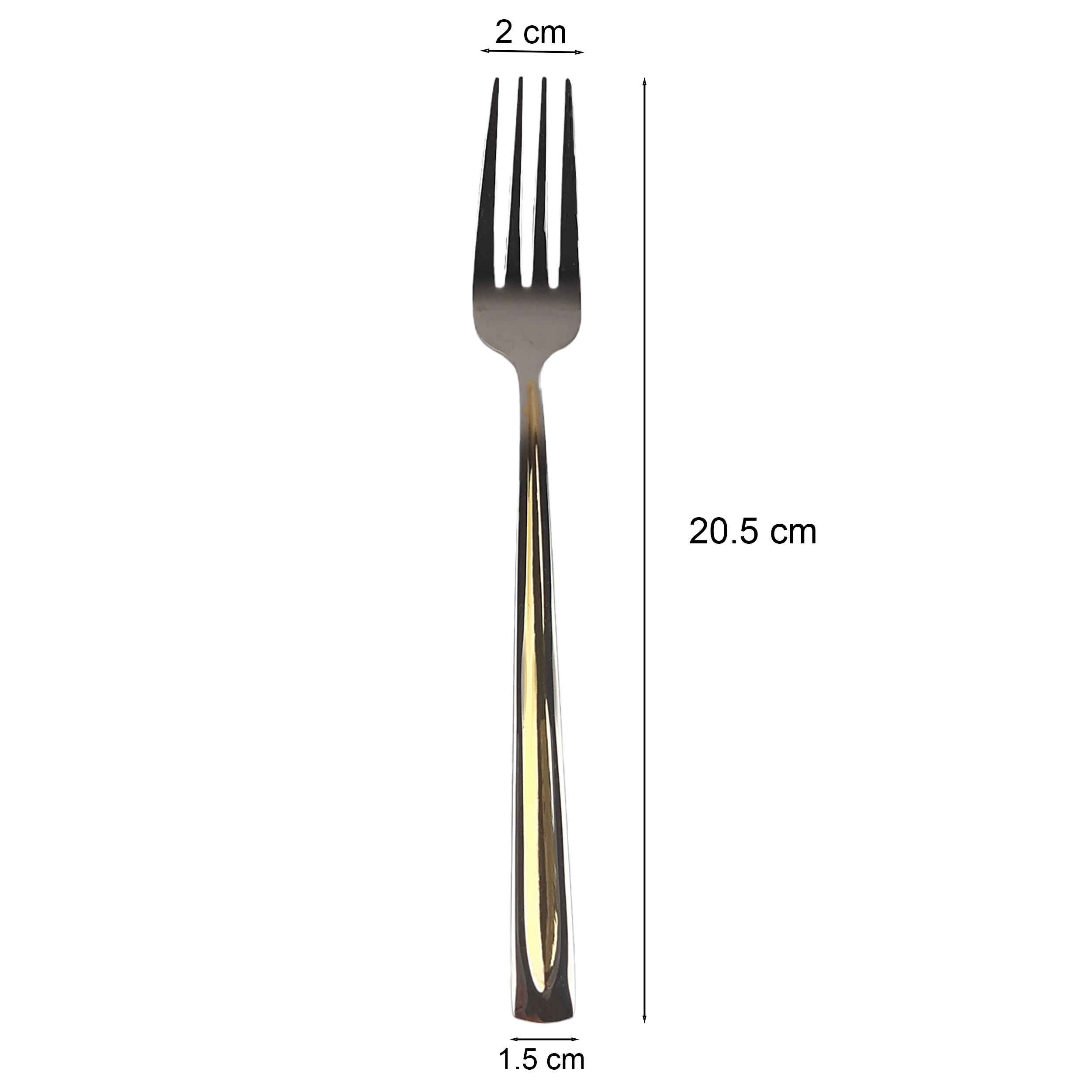Price and Buy Spoon and Fork Flatware Set Golden Design 12 Pcs Model Paris - Image 3