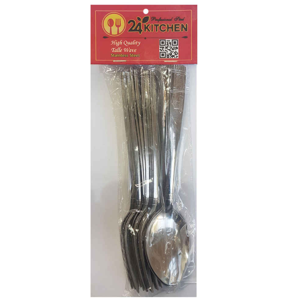Price and Buy Spoon and Fork Flatware Set of 12 Model Hakhamanesh - Image 3