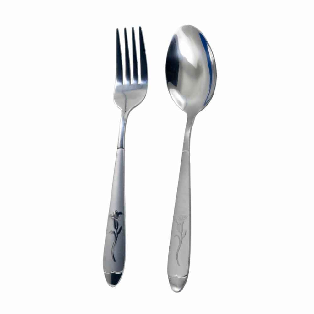 Price and Buy Spoon and Fork Flatware Set of 12 Model Mikhak - Image 3
