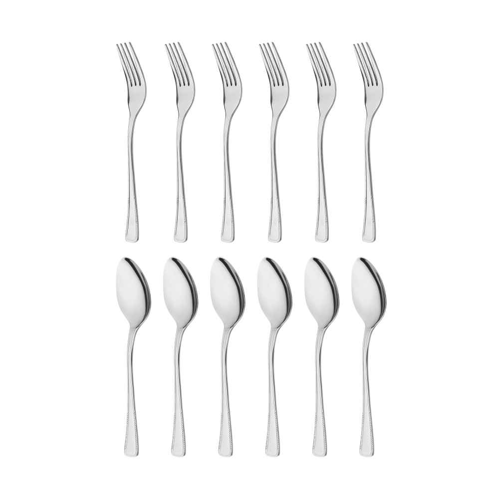 Price and Buy Spoon and Fork Flatware Set of 12 Model Modena