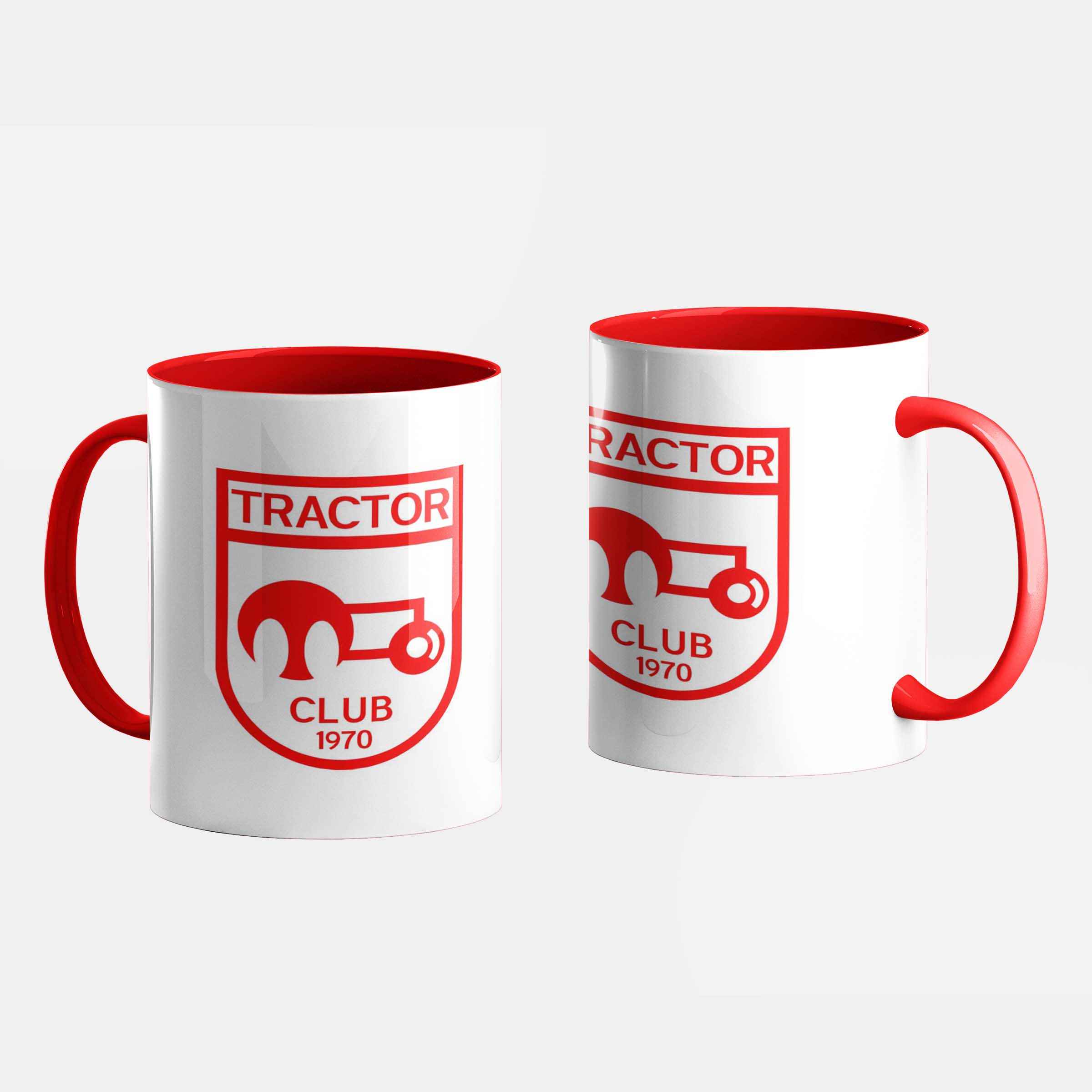Price and Buy Sports Fan Mug – Tractor Football Club Logo Red & White - Image 3