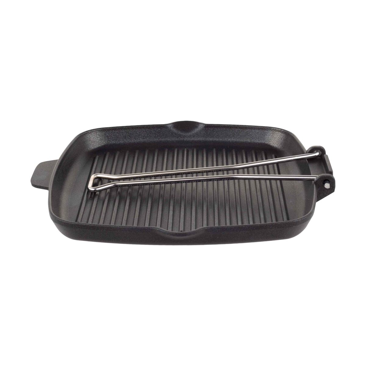 Price and Buy Square Cast Iron Grill Skillet for Camping & Outdoor – 26 cm - Image 3