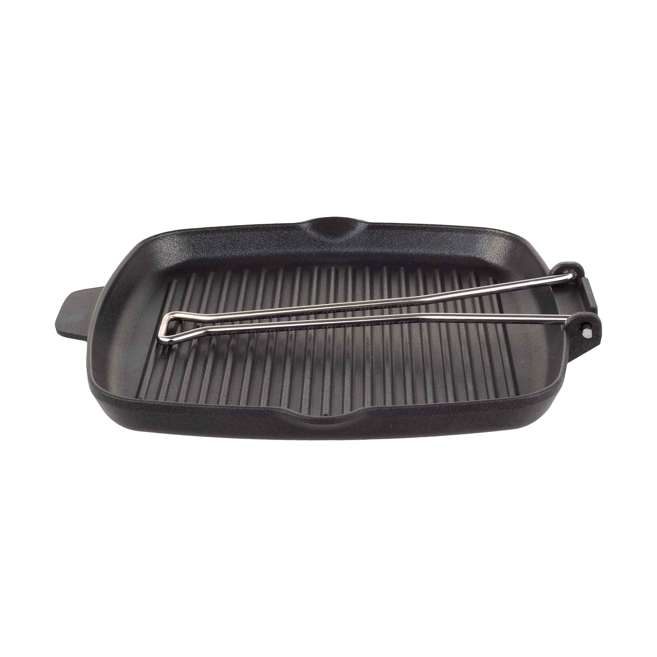 Price and Buy Square Cast Iron Grill Skillet for Camping & Outdoor – 26 cm - Image 3