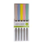 Price and Buy Stainless Steel Chopsticks, Ideal for Noodles & Spaghetti (Set of 5)