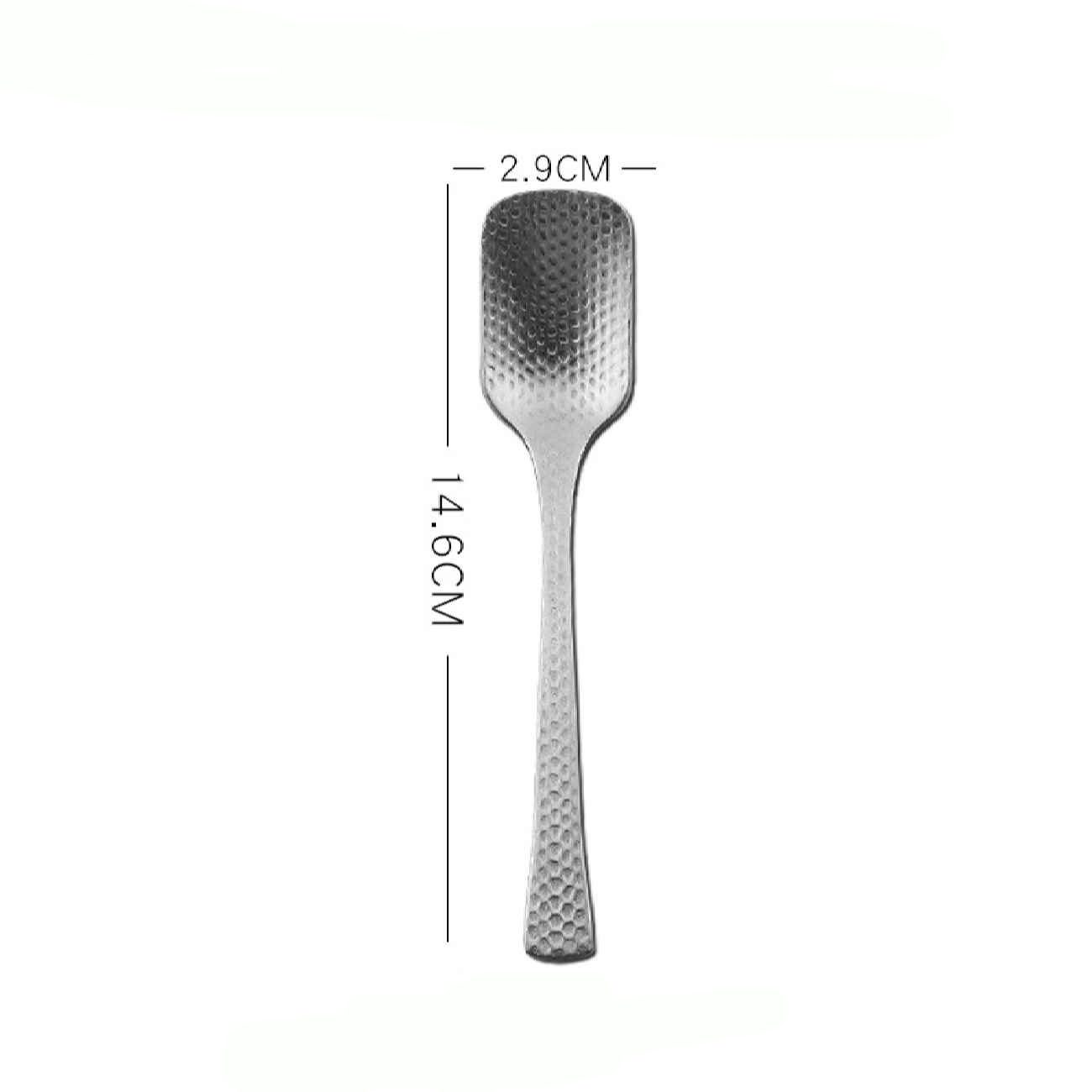 Price and Buy Stainless steel Ice Cream Spoon Set – for an Elevated Dessert Experience (6 Pieces) - Image 3