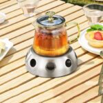 Price and Buy Stainless Steel Teapot Warmer – Sleek Design, Keeps Tea and Coffee Warm - Image 5