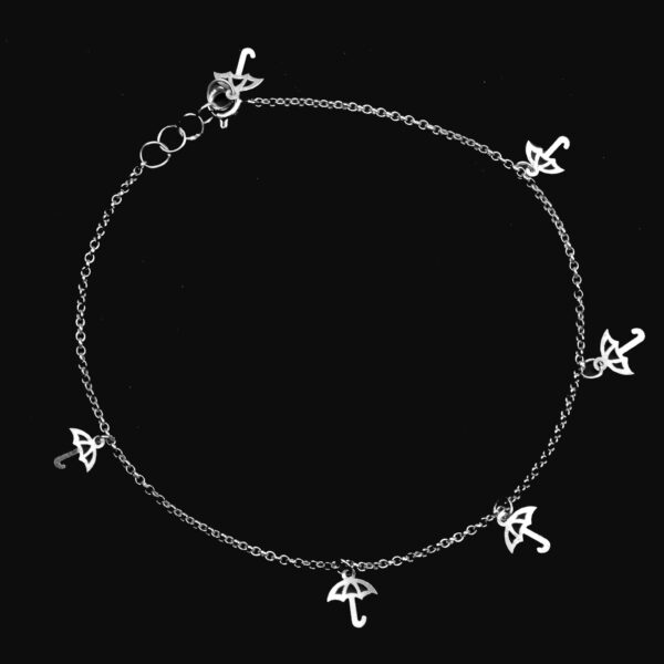 Price and Buy Steel Anklet for Women with Silver Umbrella Design_69004828e7ee7.jpeg Price and Buy Steel Anklet for Women with Silver Umbrella Design