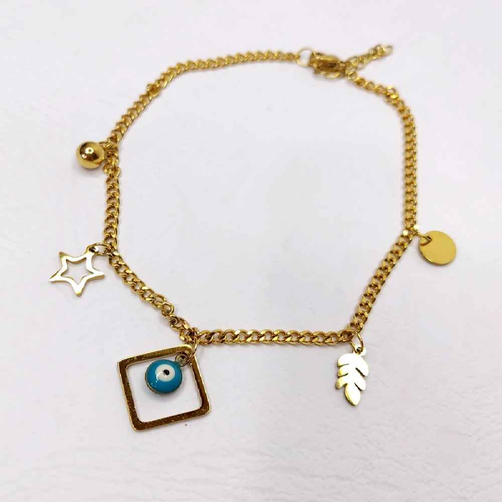 Price and Buy Steel Cheshm Nazar Ankle Bracelet Model Laleh - Image 3