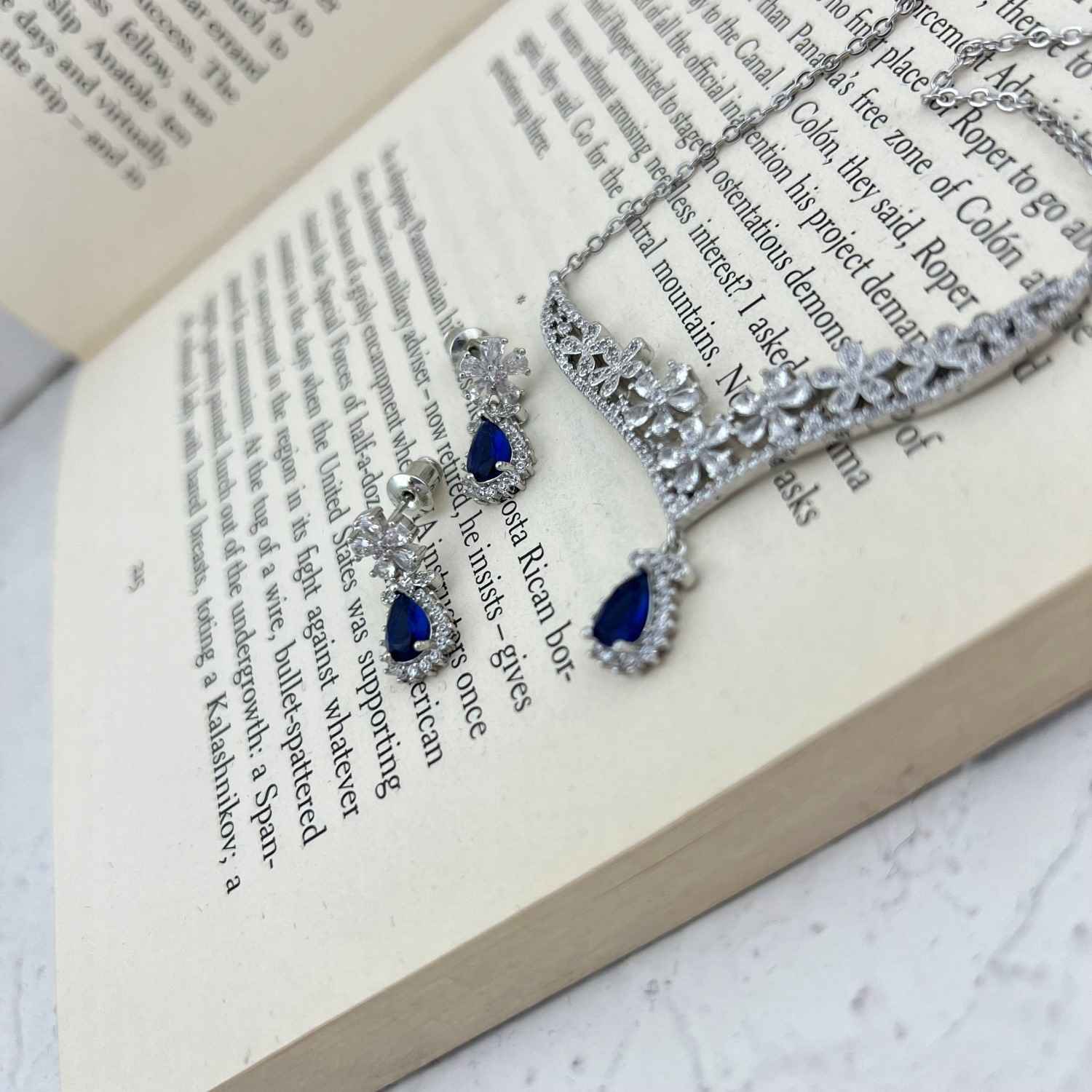 Price and Buy Steel Elegance Jewelry Set for Women with Floral Design - Image 5