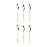 Price and Buy Steel Jam Spoon Set – Perfect for Serving Breakfast Model Veniz, 6 Pieces