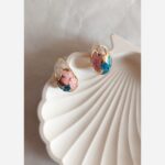 Price and Buy Steel Minakari Elegant Floral Huggie Earrings – Chic & Stylish - Image 3