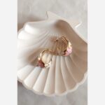 Price and Buy Steel Minakari Elegant Floral Huggie Earrings – Chic & Stylish - Image 4