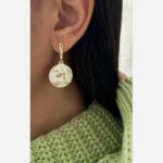 Price and Buy Steel Minakari Handcrafted Blossom Drop Earrings – Elegant & Unique