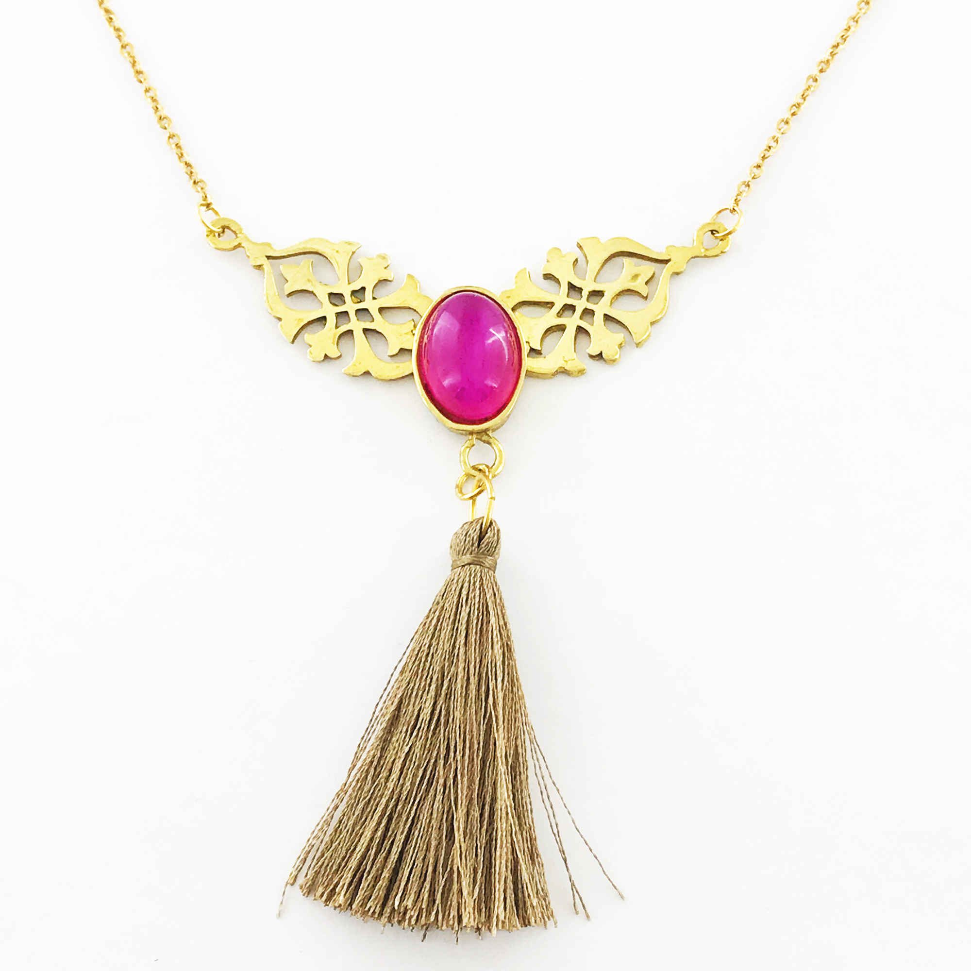 Price and Buy Steel Necklace with Persian Traditional Design for Women