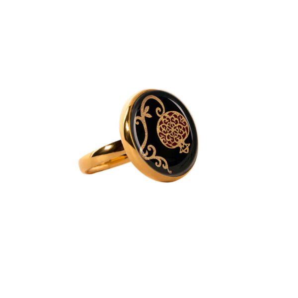 Price and Buy Steel Signet Ring with Agate Resin Covered and Gold Plated Pomegranate Symbol_68fd348398c24.jpeg Price and Buy Steel Signet Ring with Agate Resin Covered and Gold Plated Pomegranate Symbol