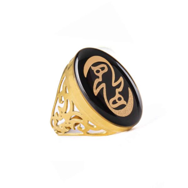 Price and Buy Steel Signet Ring with Onyx Resin Covered and Gold Plated Hich Calligraphy_68fd344b6dcf4.jpeg Price and Buy Steel Signet Ring with Onyx Resin Covered and Gold Plated Hich Calligraphy