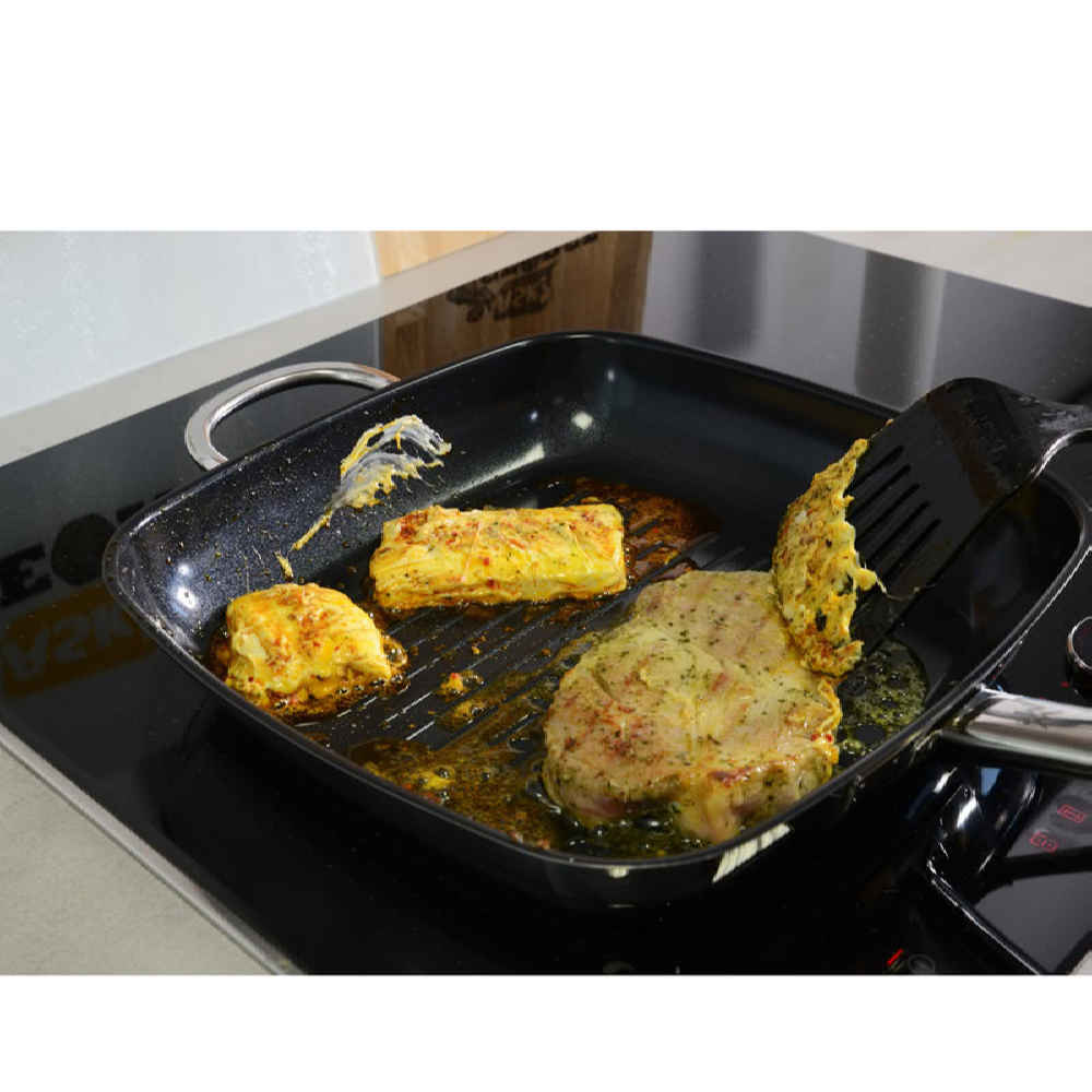 Price and Buy Steel Skillet Pan for Camping & Outdoor Cooking – 28 cm - Image 3