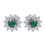 Price and Buy Steel Stud Earrings for Women with Quartz Gemstone