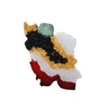 Price and Buy Steel Women’s Brooch with Map of Iran Design