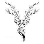 Price and Buy Stencil for Amazing Wall Art Project with Deer Design for Beginner - Image 3