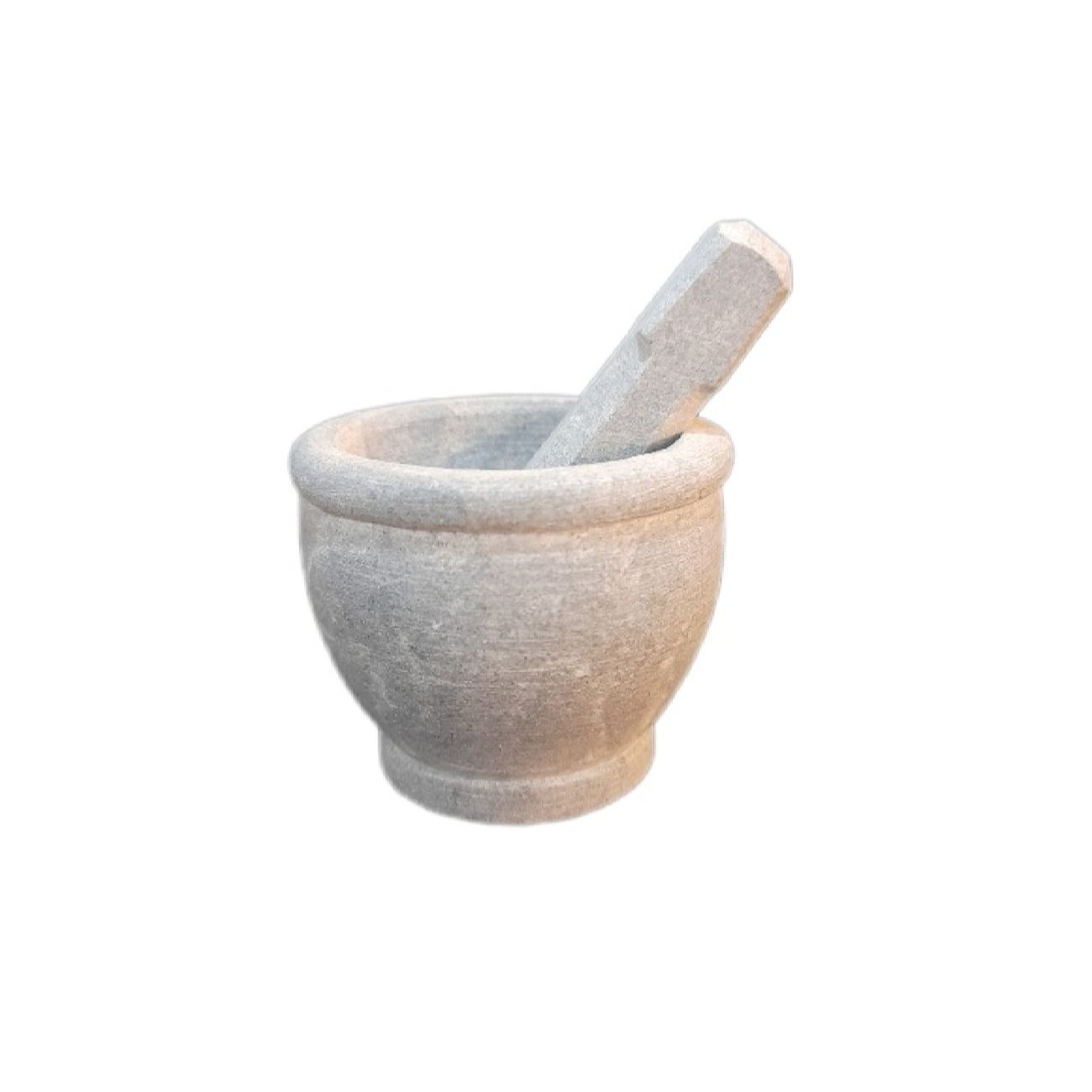 Price and Buy Stone Mortar and Pestle Set Handcrafted for Chefs & Home Cooks