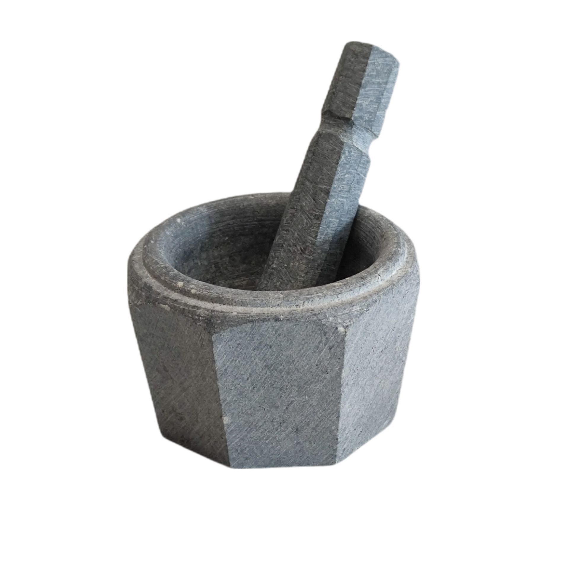 Price and Buy Stone Mortar & Pestle Set Handcrafted for Saffron and Spice Grinding