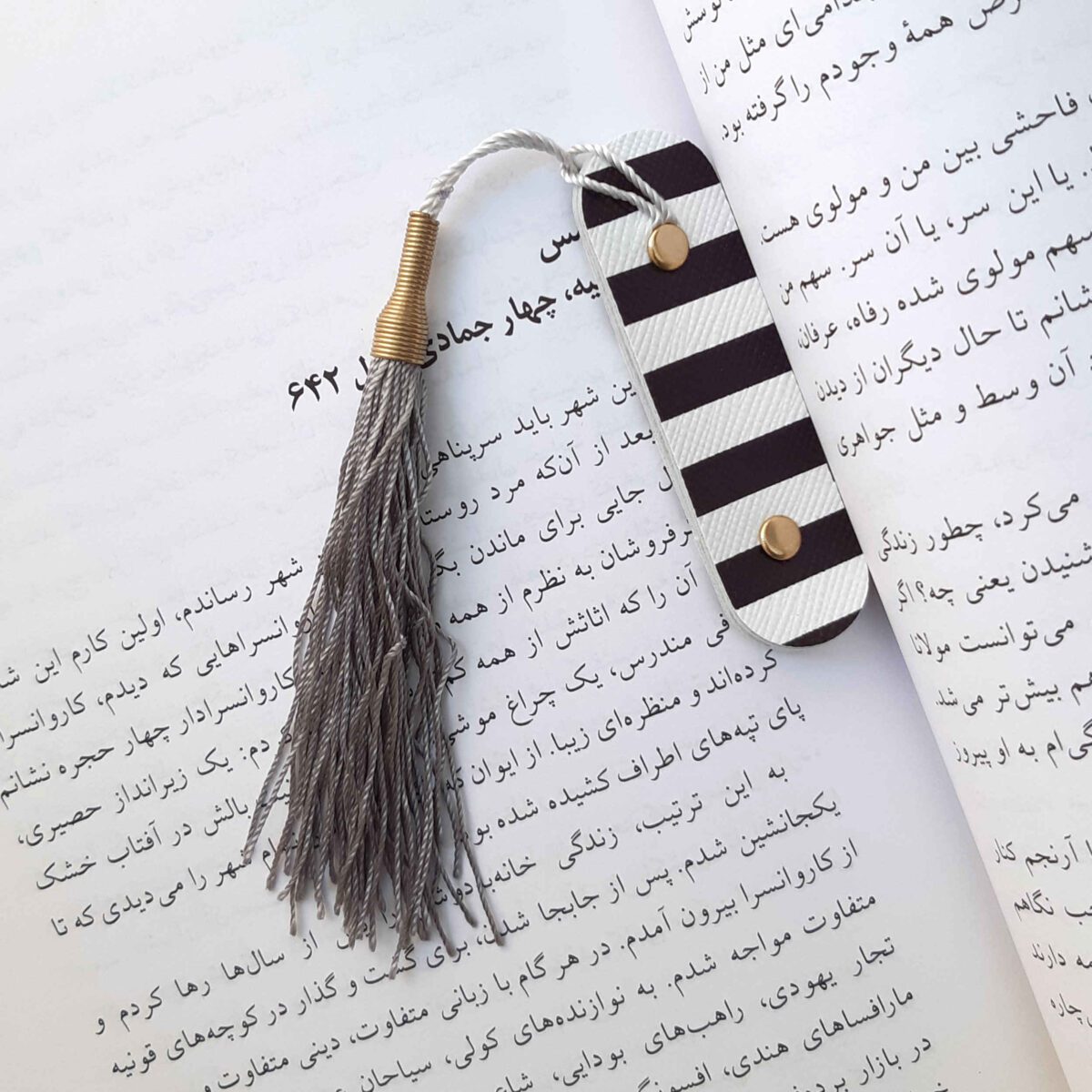 Price and Buy Striped Leather Bookmark Model Viona - Image 3
