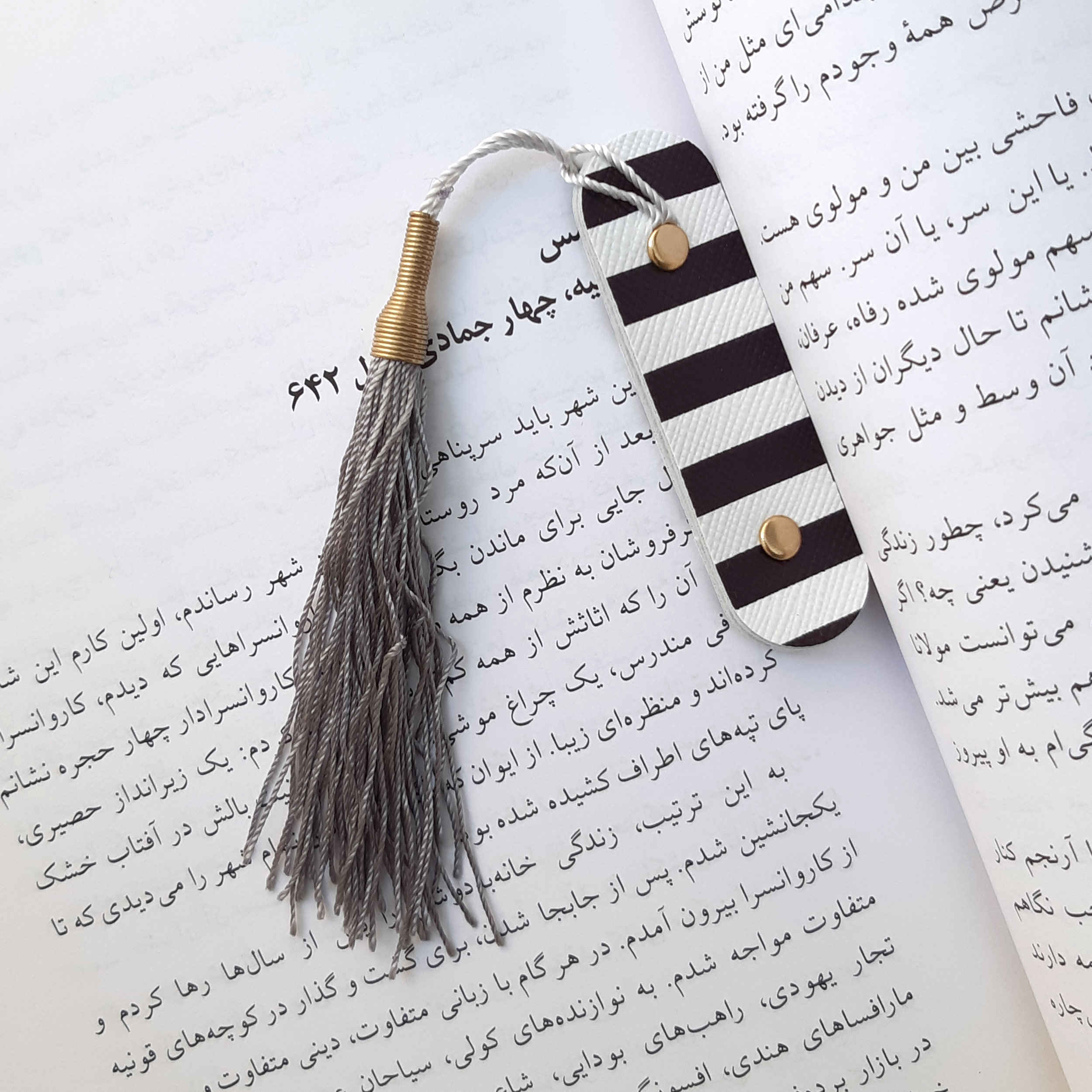 Price and Buy Striped Leather Bookmark Model Viona - Image 3