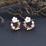 Price and Buy Stud Earrings for Women Floral Design - Image 4