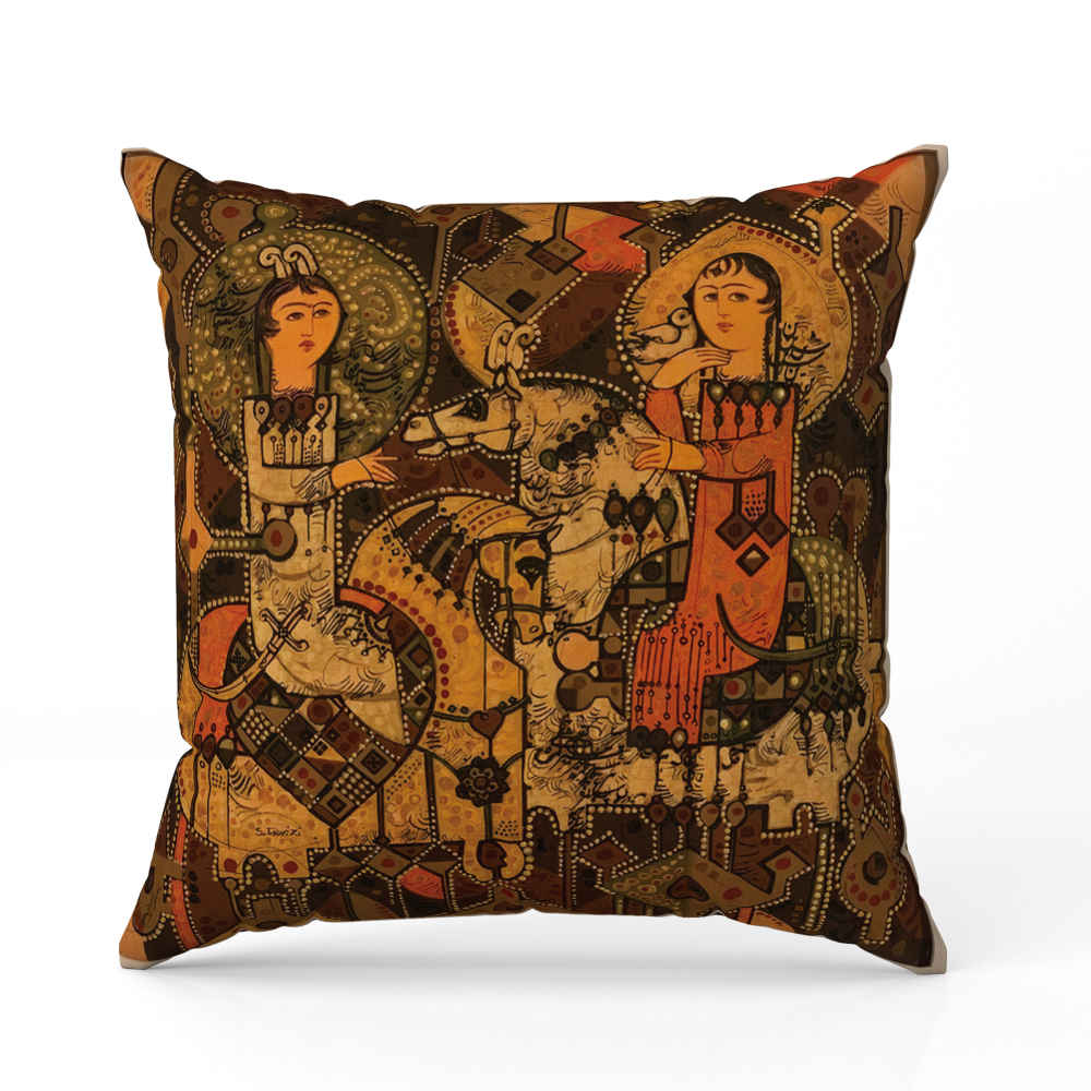 Price and Buy Stunning Cushion Cover – Persian Printed Ancient Design