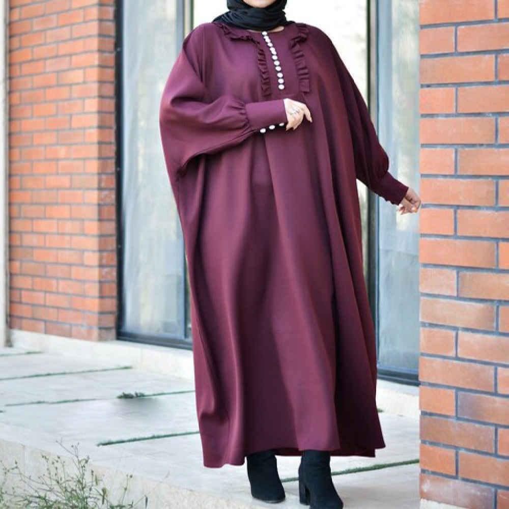 Price and Buy Stylish Abaya for Muslim Women with Soft Crepe Fabric - Image 3