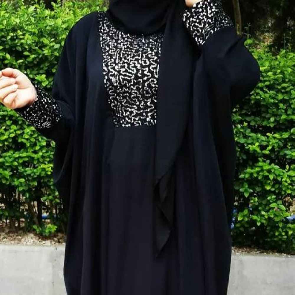 Price and Buy Stylish Butterfly Abaya for Women – Elegant & Comfortable Crepe Fabric - Image 4