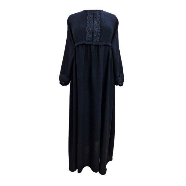 Price and Buy Stylish Loose Fit Abaya for Muslim Women in Black Crepe Fabric_69004ddc65cd7.jpeg Price and Buy Stylish Loose Fit Abaya for Muslim Women in Black Crepe Fabric