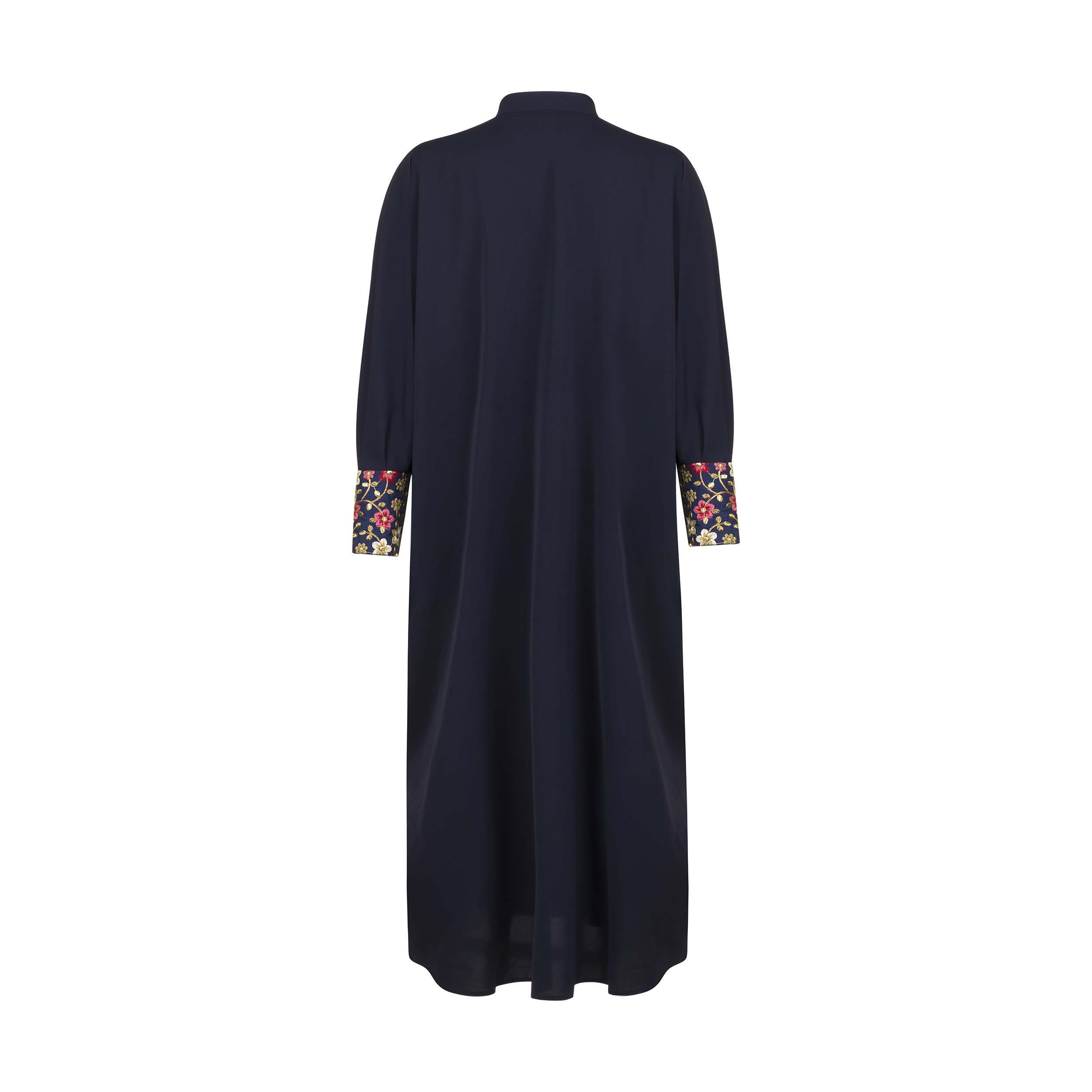 Price and Buy Stylish Loose Fit Abaya for Muslim Women with Floral Design - Image 4
