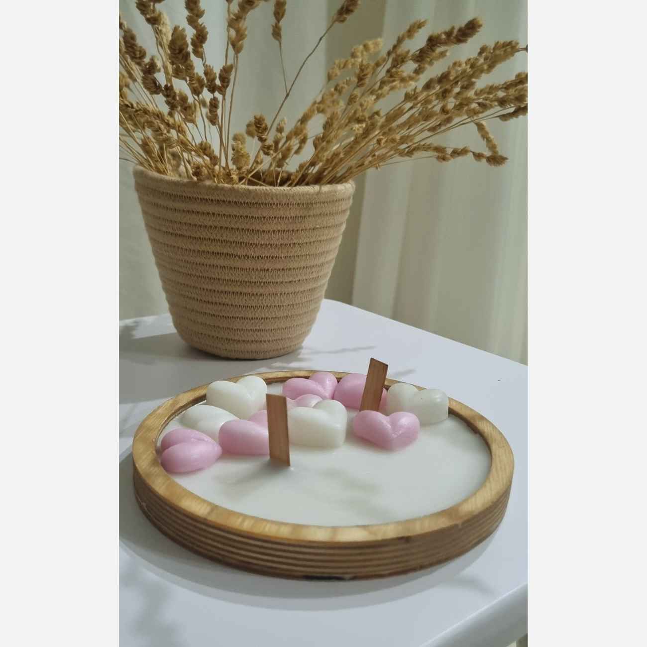 Price and Buy Stylish Wooden Candle Jar – Perfect for Gift & Home Decor with Heart Design_6902dc9f34180.jpeg Price and Buy Stylish Wooden Candle Jar – Perfect for Gift & Home Decor with Heart Design - Image 1