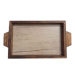 Price and Buy Stylish Wooden Tray with Handles – Functional & Decorative