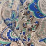 Price and Buy Summer-Perfect Gray Manto with Artful Persian Touch - Image 3