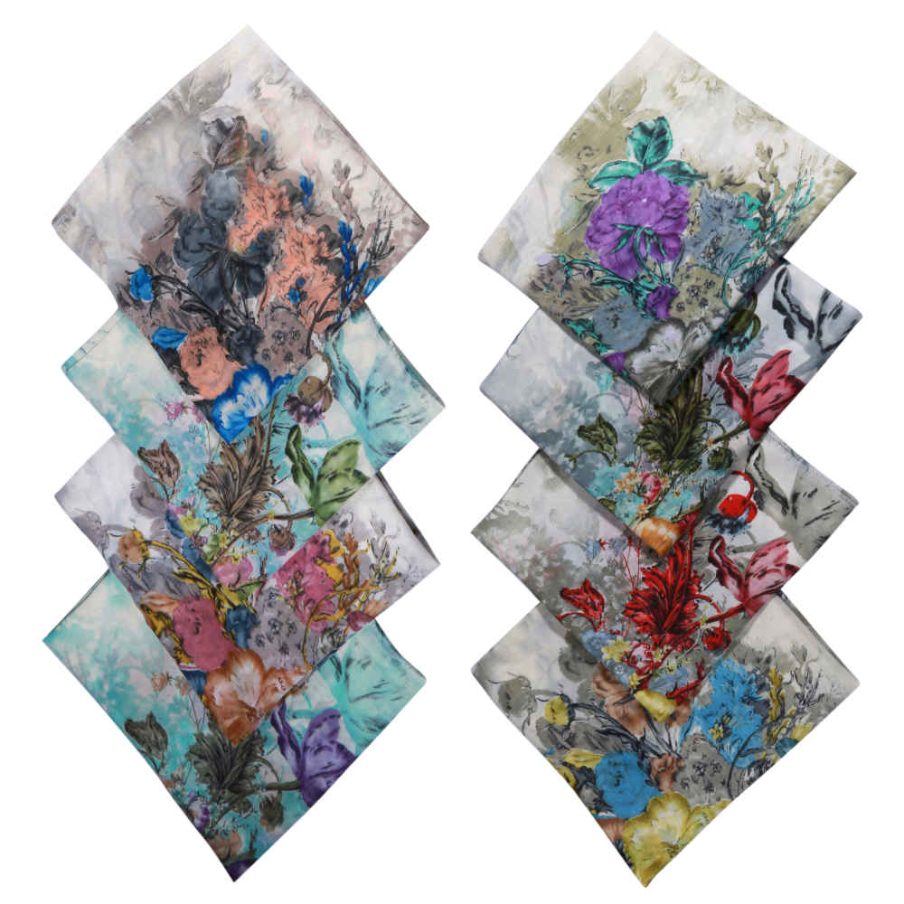 Price and Buy Summer Scarf for Women – Luxe Floral Print, Bahar Design - Image 3
