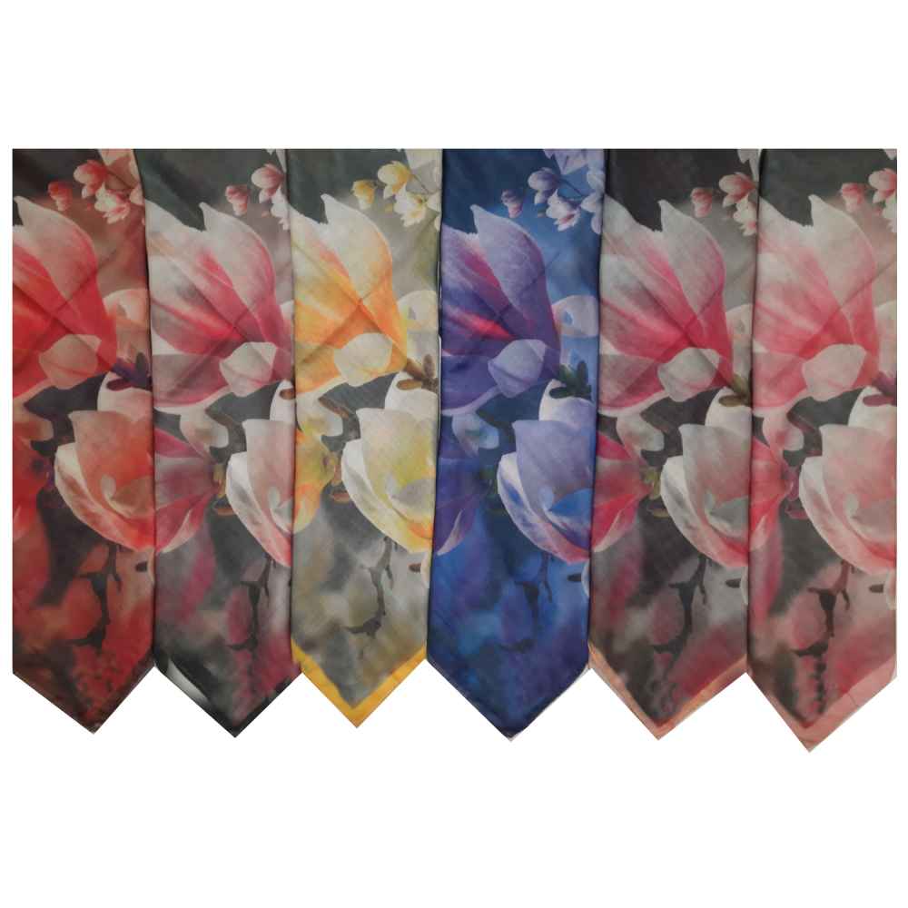 Price and Buy Summer Scarf for Women – Luxe Floral Print, Shokofeh Design - Image 4