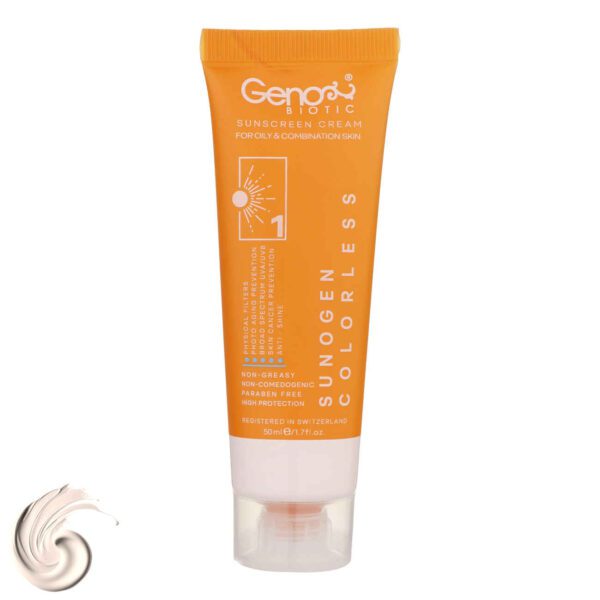 Price and Buy Sunscreen Cream for Oily & Combination Skin – Geno Biotic SPF50 Colorless & Moisturizing (pack of 2)_6901118e2f736.jpeg Price and Buy Sunscreen Cream for Oily & Combination Skin – Geno Biotic SPF50 Colorless & Moisturizing (pack of 2)