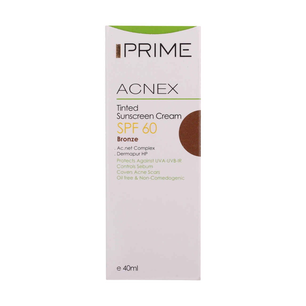 Price and Buy Sunscreen Cream for Oily Skin – Prime SPF60 Bronze Color, Anti-acne UVA, UVB Protection (Pack of 2) - Image 4