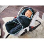 Price and Buy Swaddle for Newborn – Soft & Safe, Suitable for Sleep-Boosting Pick in Navy Blue - Image 6