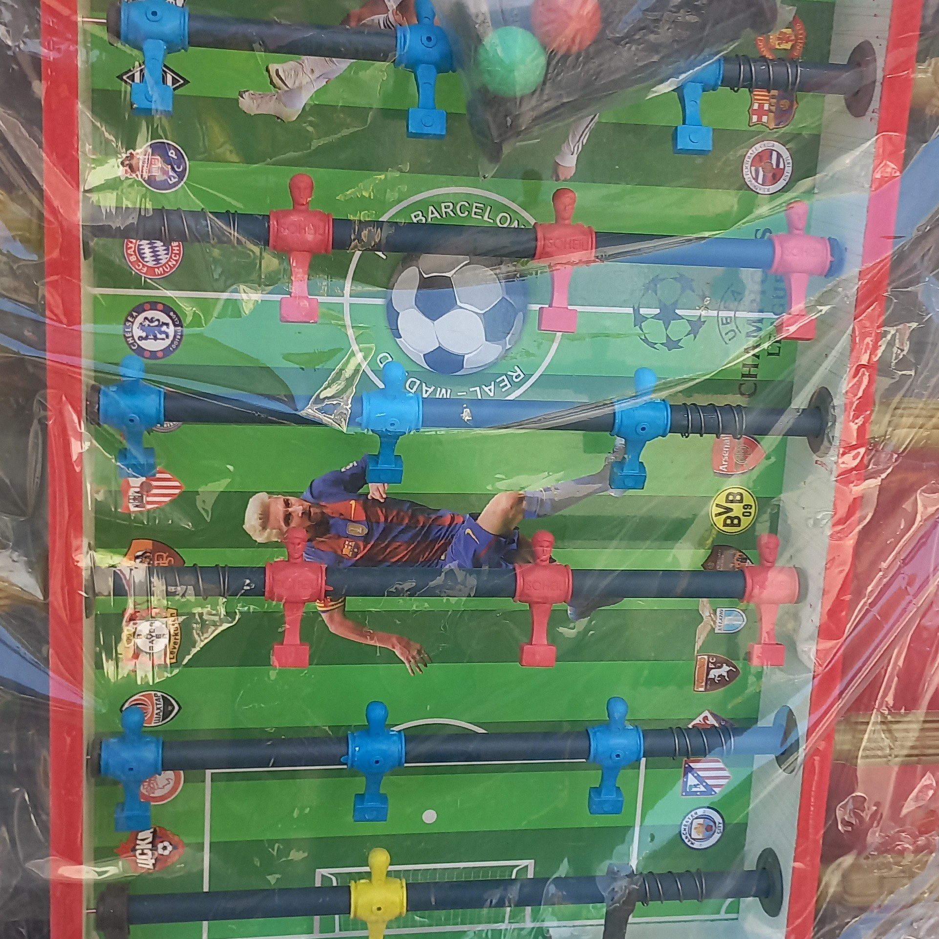 Price and Buy Table Football Game with 8 Rods – Portable Mini Foosball Table_6900ef174fe55.jpeg Price and Buy Table Football Game with 8 Rods – Portable Mini Foosball Table - Image 3