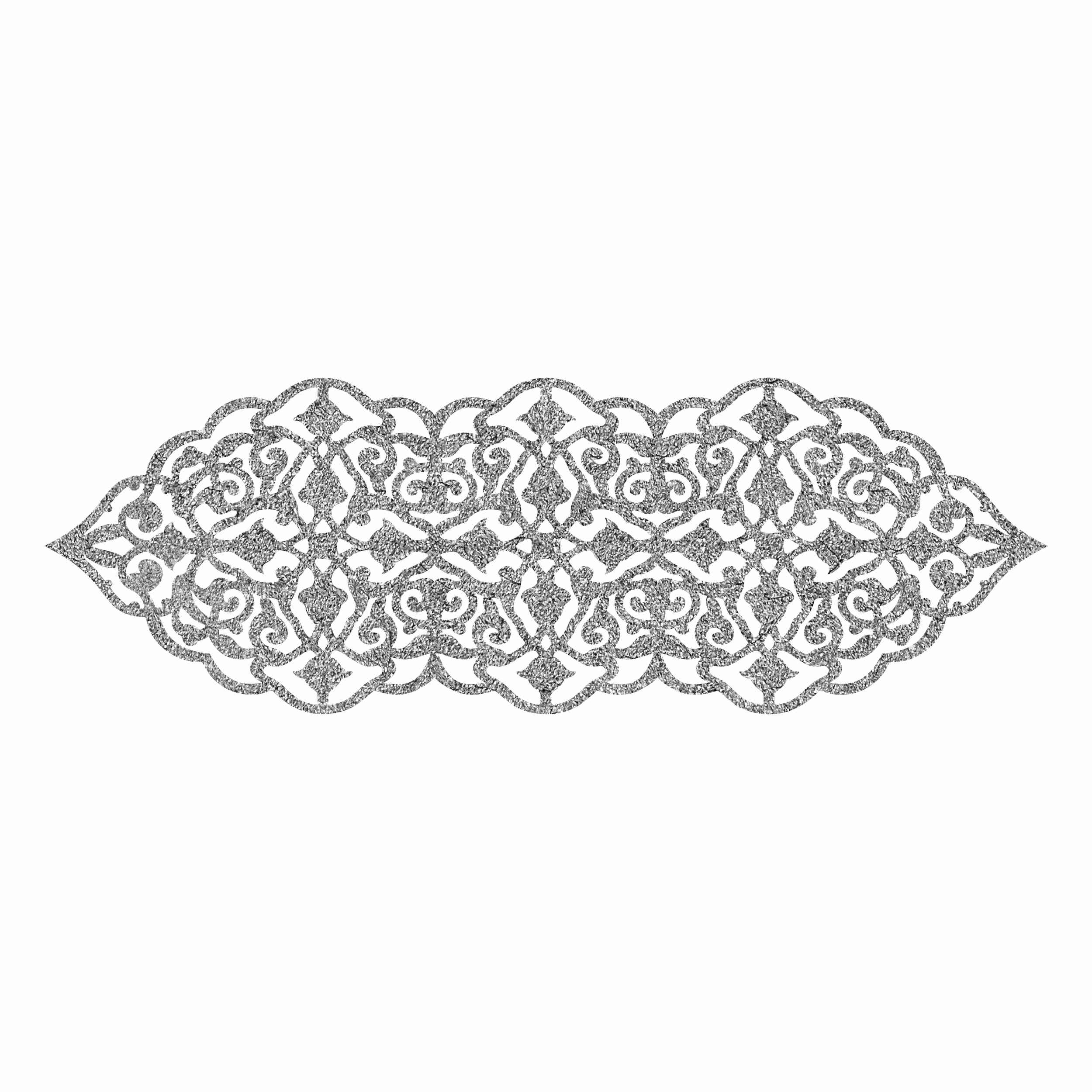 Price and Buy Table Runner Faux Leather Adorned with Elegant Glitter Design - Image 3