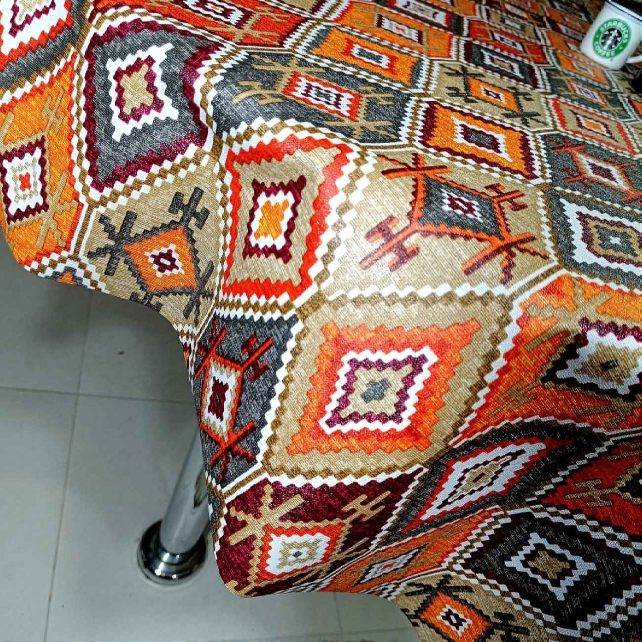 Price and Buy Tablecloth Inspired by Persian Kilim with PVC Fabric - Image 8