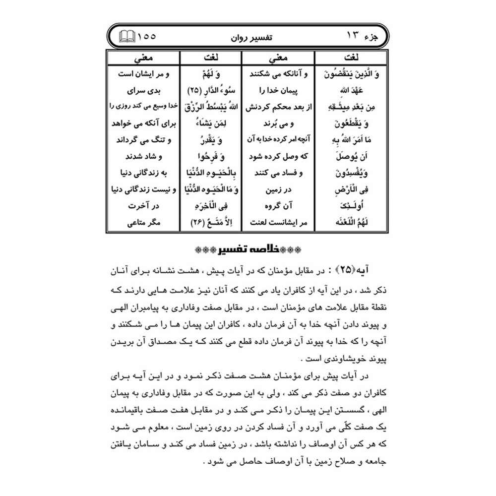 Price and Buy Tafsire Ravan-e Qoran Vol. 13 Book by Sediqeh Sahebkar Khorasani - Image 4