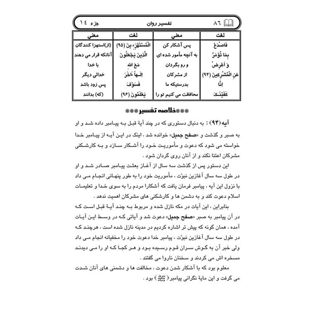 Price and Buy Tafsire Ravan-e Qoran Vol. 14 Book by Sediqeh Sahebkar Khorasani - Image 4