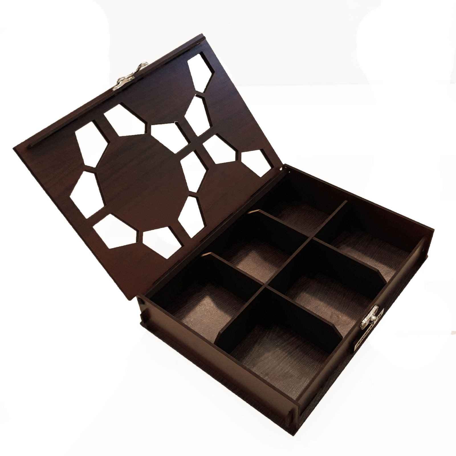 Price and Buy Tarane Wooden Tea Storage Box with Decorative Chests - Image 3